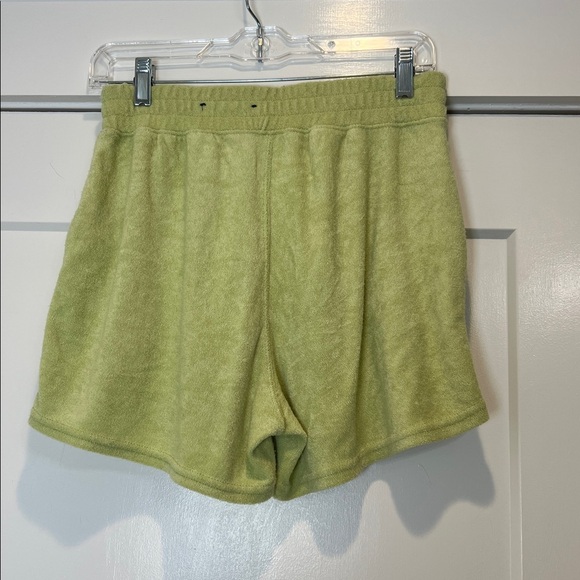 Hollister Light Green Terry Cloth Women's ultra high rise Shorts size small. - Picture 5 of 7